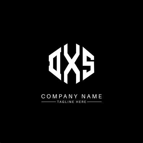 DXS Letter Logo Design With Polygon Shape DXS Polygon And Cube Shape