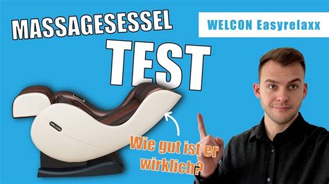 Welcon Easyrelaxx Der Beste Massagesessel Im Test Youtube