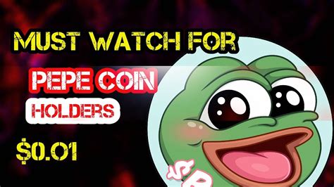 Pepe Coin New Update A Must Watch For All Pepe Holders YouTube