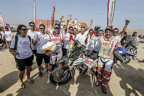 Hero MotoSports Brilliant Performance At Dakar Bike India Hero