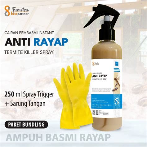 Jual Obat Cairan Anti Rayap Pembasmi Rayap Racun Semprot Kemasan 250 Ml