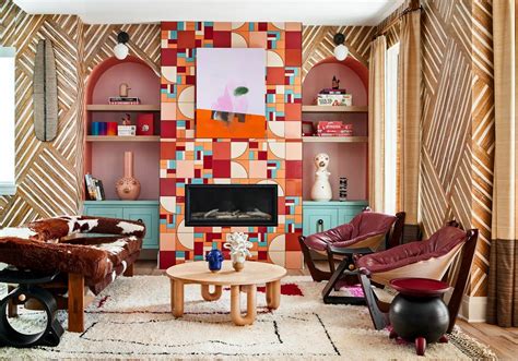 Sensational Interiors Energized By Abstract Art The Study