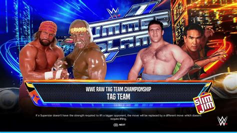 WWE 2K24 SummerSlam Randy Savage Hulk Hogan VS Bruno Sammartino Ricky