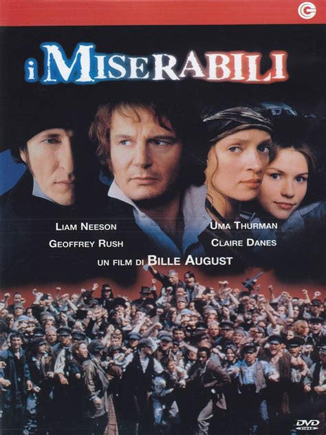 I Miserabili Dvd Amazon It Liam Neeson Uma Thurman Geoffrey Rush