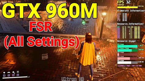 Gotham Knights Gtx M Gtx Ti Fsr All Settings Fps Test