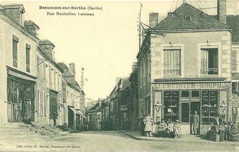 Photos Et Carte Postales Anciennes De Beaumont Sur Sarthe Mairie De