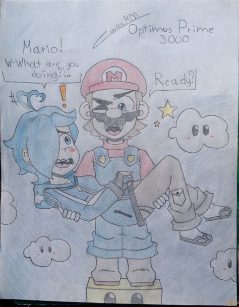 Mario carrying Tari (Mario x Tari) : r/Smg4ships