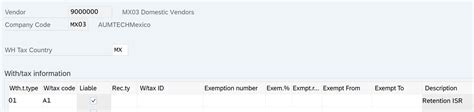 Sap Withholding Tax Aumtech Solutions Sap Training