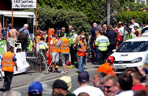 Scene Where Jonathan Howarth Crashed On Editorial Stock Photo Stock