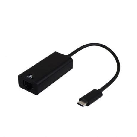 Adaptateur USB Type C Vers Ethernet RJ 45 Temium Noir Grand Bazaar Fr