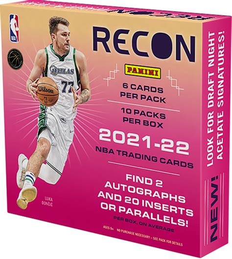 2021 22 Panini Recon Basketball Card Checklist