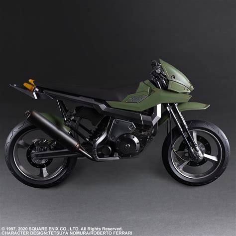 Play Arts Kai Final Fantasy VII Remake Jessie & Motorcycle Set: SQUARE ...