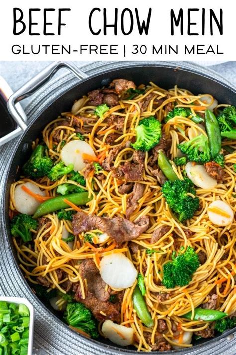 Gluten Free Chow Mein Recipe