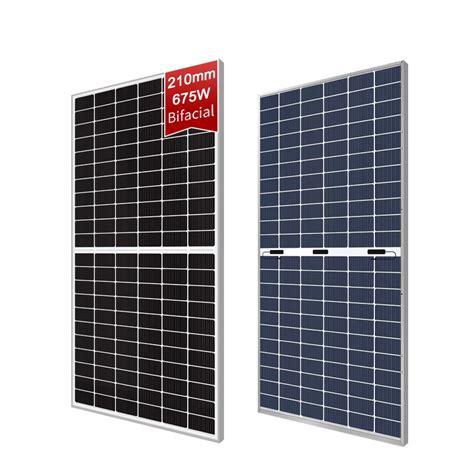 Professional 645W 650W 655W 660W 665W 670W 675W Bifacial Double Glass