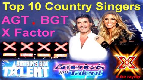 Top 10 Amazing Country Singers (AGT) (BGT) Best Got Talent & X Factor ...