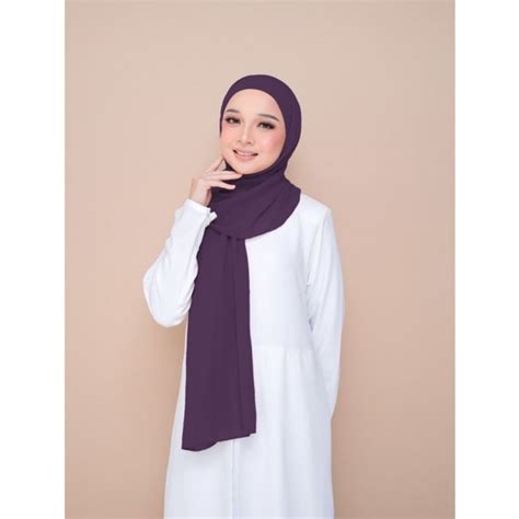 🔥 Hot Sale 💥 Shawl Innershawl Heavy Chiffon 🔥💥 Shopee Malaysia