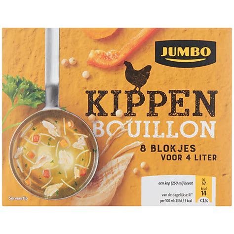 Jumbo Bouillon Blokjes Kip Dry Soup Broths Super Food Plaza