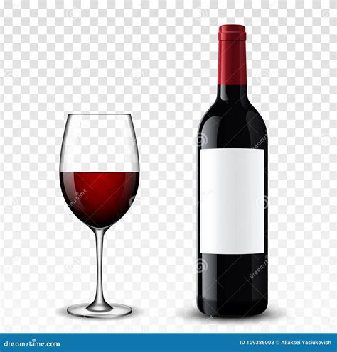 Ejemplo Del Vector De La Botella De Vino Ilustraci N Del Vector