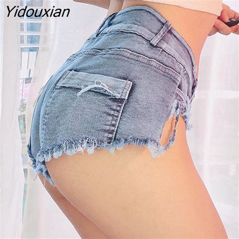 Yidouxian Waist Denim Womens Shorts 2023 Summer Fashion Jean Cotton G