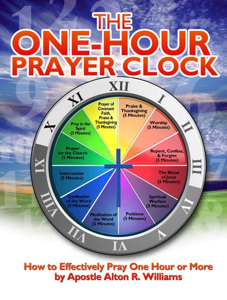 The One Hour Prayer Clock Understanding For Life Ministries