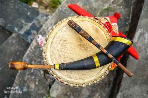 Dance To The Rhythms Of The Dhol Assamese Dhol Or Pati Dhol A Two Faced Drum Played With A