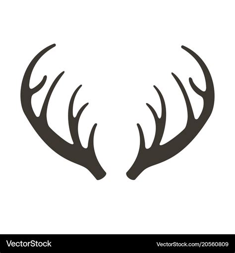 Buck Horns Svg