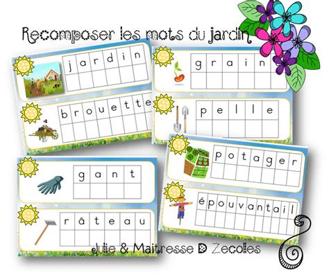 Printemps Recomposer Les Mots Avec Les Lettres Mobiles Mes Tresses