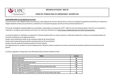 Trabajo Final De Laboratorio Cv Mec Nica De Materiales