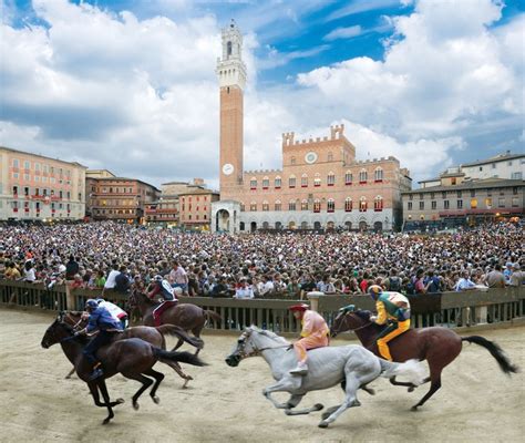 Discover Siena Il Palio Di Siena Piazza Del Campo Is Still Used