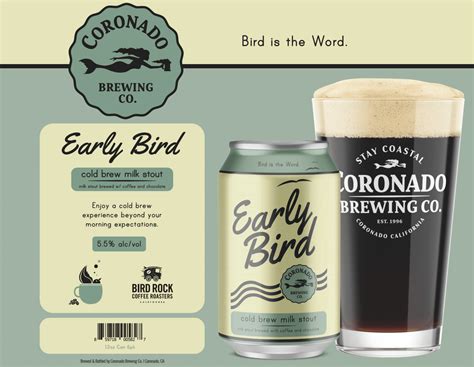 Coronado Brewing To Release Early Bird Cold Brew Milk Stout Brewbound