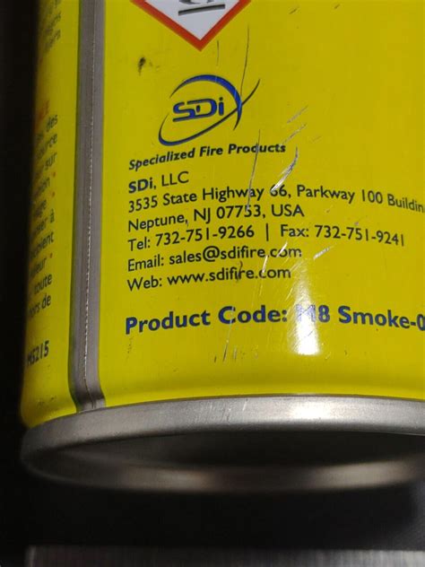 Sdi Smoke Centurion Aerosol Smoke Detector Tester 2 6oz Can M8 Smoke 01 024 New Ebay