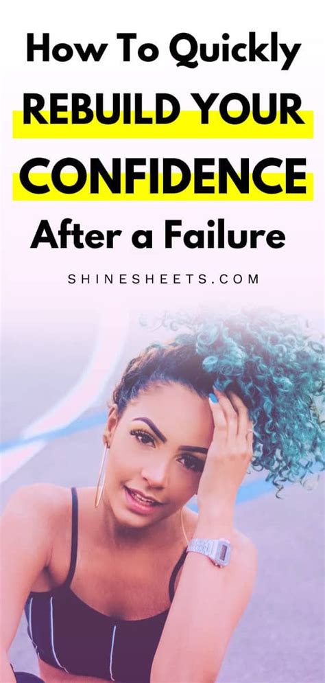 How To Quickly Rebuild Your Self Confidence After A Failure FREE