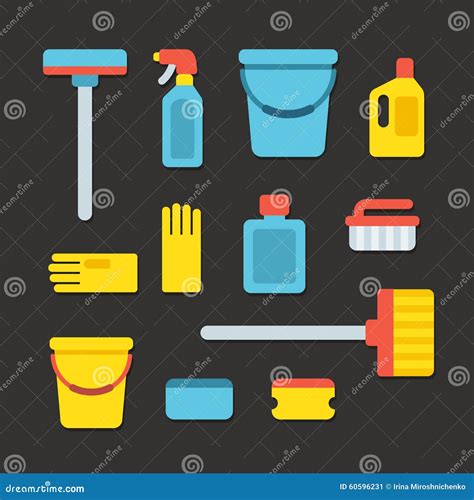 Cleaning Supplies Stock Illustrations – 6,564 Cleaning Supplies Stock ...