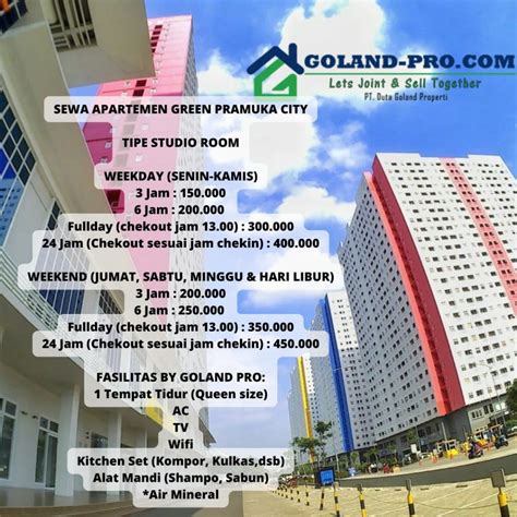 Green Pramuka City Jual Sewa Green Pramuka City