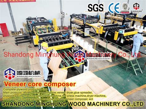 Automatic Veneer Core Builder Machine For Jointing Pywood Veneer