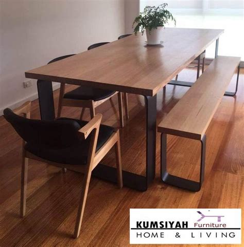 Set Meja Makan Minimalis Kayu Jati Paling Dicari Kumsiyah Furniture