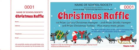 Christmas Raffle Tickets - Free 5 Day Delivery - Raffle Tickets Online