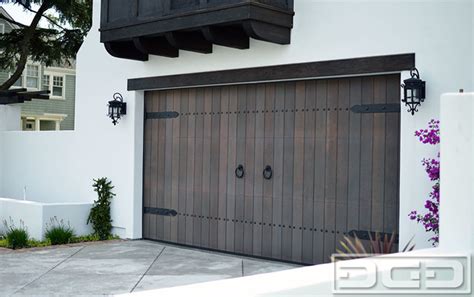 Customized Wood Garage Door & Gate Design in an Authentic Spanish ...