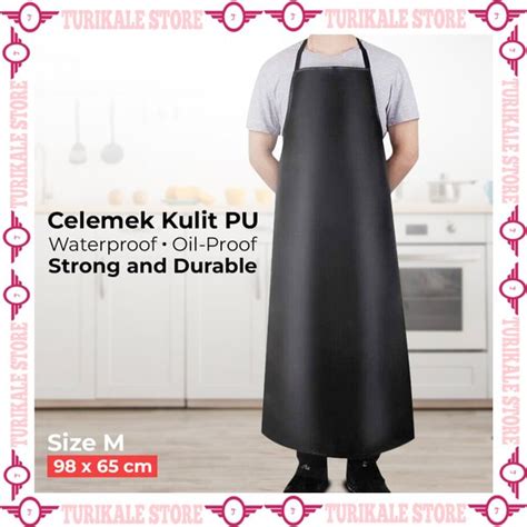 Jual Celemek Apron Kulit Pu Waterproof Oil Zhap Di Lapak Turikale