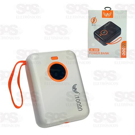 Carga Extra 10 000mAh Painel Digital Altomex AL 899