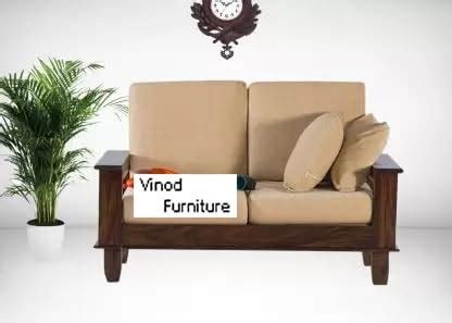 VINOD FURNITURE HOUSE Solid Wood Sheesham Wood One Seater Sofa For