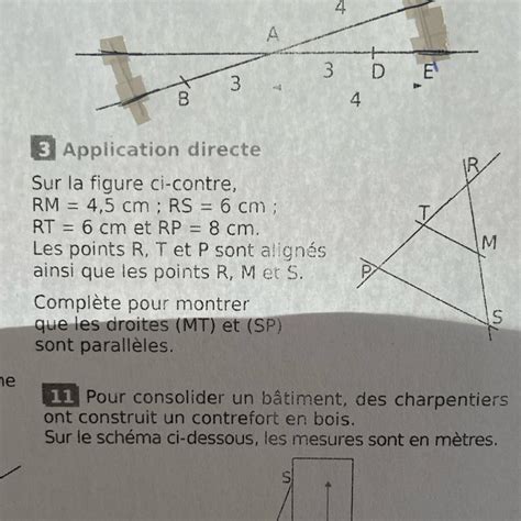 bonjours pouvez vous maider svp éxo 3 Sur la figure ci contre RM