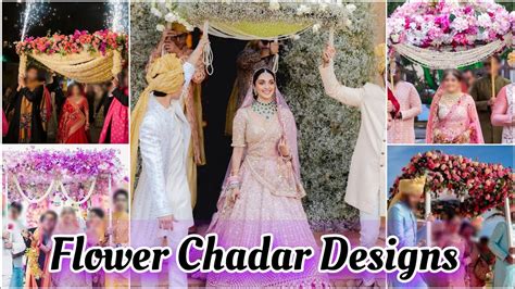 Flower Chadar Designs Flower Chadar For Bridal Entry Flower Chadar