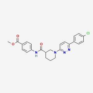 Methyl 4 1 6 4 Chlorophenyl Pyridazin 3 Yl Piperidine 3 Carboxamido