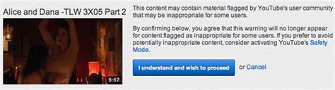 L Word Lesbian Sex Scene Allowed On YouTube