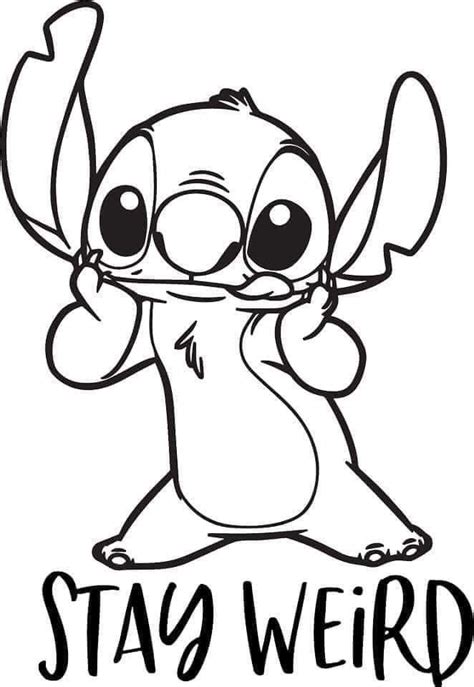 Pin By Kathy Drier On 1 Cricut Stitch Coloring Pages Disney Coloring