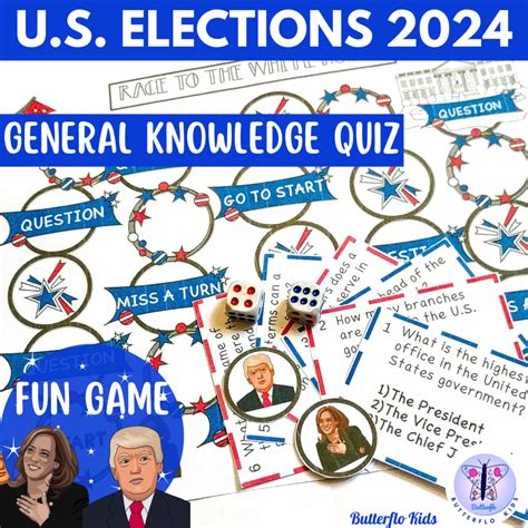 US Presidential Election 2024 Trivia Quiz - Butterflo Kids