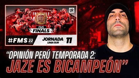 ANÁLISIS PERÚ JAZE ES BICAMPEÓN DE FMS MI OPINIÓN TEMPORADA 2