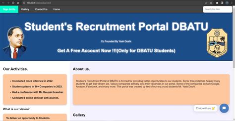 GitHub Yashdoshi12 Student Recruitment Portal This Website Is A