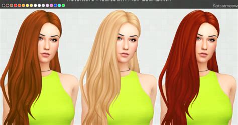 My Sims 4 Blog Leahlillith Heartburn Hair Clayified By Kotcatmeow